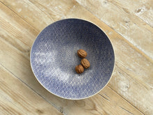 Wonki Ware Medium Salad Bowl Patterned - Blue